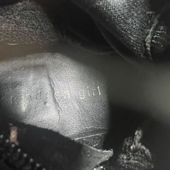 Madden Girl Women 7.5M Black Faux Suede Over The Knee Boots Pull On/Zip Low Heel - Picture 9 of 10